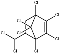 1,2,3,4,7,7-Hexachloro-5-(dichloromethyl)bicyclo[2.2.1]hept-2-ene 结构式