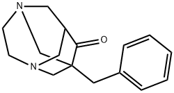 1-苄基-3,6-二氮杂三环螺[4.3.1.1(3,8)]十酮烷-9-酮 结构式