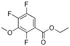 Benzoic acid, 2,4,5-trifluoro-3-Methoxy-, ethyl ester 结构式