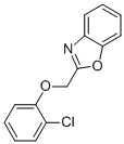 2-(2-CHLORO-PHENOXYMETHYL)-BENZOOXAZOLE 结构式