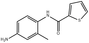 N-(4-氨基-2-甲基苯基)噻吩-2-甲酰胺 结构式