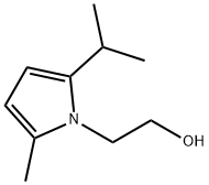 1H-Pyrrole-1-ethanol,2-methyl-5-(1-methylethyl)-(9CI) 结构式