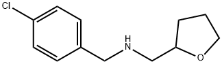 N-(4-氯苄基)-1-(四氢呋喃-2-基)甲胺 结构式