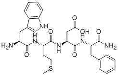 TRP-MET-ASP-PHE-NH2 结构式