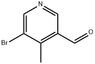 5-溴-3-甲酰基-4-甲基吡啶 结构式