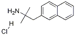 2-甲基-1-(萘-2-基)丙烷-2-胺盐酸 结构式