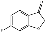 6-氟-3-苯并呋喃酮 结构式