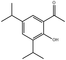 1-(2-HYDROXY-3,5-DIISOPROPYLPHENYL)ETHANONE 结构式