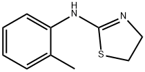 N-(2-甲基苯基)-4,5-二氢-1,3-噻唑-2-胺 结构式