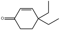4,4-二乙基环己-2-烯酮 结构式