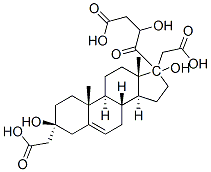 3beta,17,21-trihydroxypregn-5-en-20-one 3,17,21-tri(acetate)  结构式
