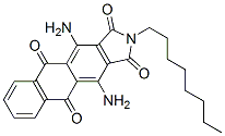 4,11-Diamino-2-octyl-1H-naphth[2,3-f]isoindole-1,3,5,10(2H)-tetrone 结构式