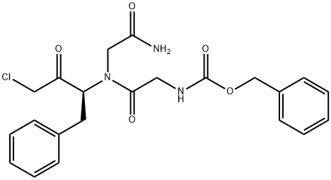 Z-GLY-GLY-PHE-CHLOROMETHYLKETONE 结构式