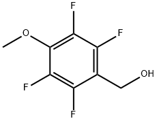 4-甲氧基-2,3,5,6-四氟苯甲醇 结构式