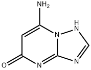 7-氨基-S-三唑并(1,5-A)嘧啶-5(4H)-酮 结构式