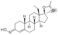 炔诺肟酯 结构式