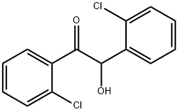 1,2-Bis(2-chlorophenyl)-2-hydroxyethanone 结构式