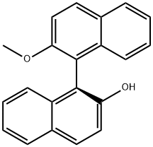 (S)-2'-甲氧基-[1,1']联萘-2-醇 结构式