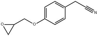 4-(2-OxiranylMethoxy)benzeneacetonitrile 结构式