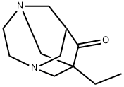 1-乙基-3,6-二氮杂三环[4.3.1.1(3,8)]十酮烷-9-酮 结构式