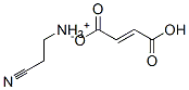(2-氰乙基)富马酸氢铵 结构式