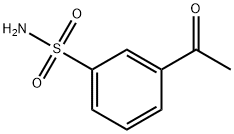 Benzenesulfonamide, 3-acetyl- (9CI) 结构式