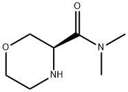 3-Morpholinecarboxamide,N,N-dimethyl-,(3S)-(9CI) 结构式