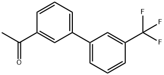 1-(3'-TRIFLUOROMETHYLBIPHENYL-3-YL)ETHANONE 结构式
