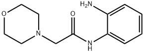N-(2-氨基苯基)-2-吗啉乙酰胺 结构式