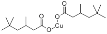 copper bis(3,5,5-trimethylhexanoate) 结构式