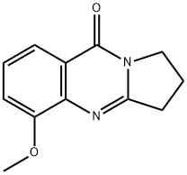 Pyrrolo[2,1-b]quinazolin-9(1H)-one,  2,3-dihydro-5-methoxy- 结构式