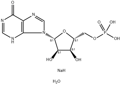 肌苷5-单磷酸二钠盐水合物 结构式