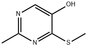 2-Methyl-4-(methylthio)-5-pyrimidinol 结构式