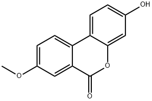 3-羟基-8-甲氧基-苯并[C]苯并吡喃-6-酮 结构式