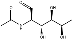 N-[(2R,3R,4S,5R)-3,4,5-三羟基-1-氧代己烷-2-基]乙酰胺 结构式