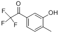 Ethanone, 2,2,2-trifluoro-1-(3-hydroxy-4-methylphenyl)- (9CI) 结构式