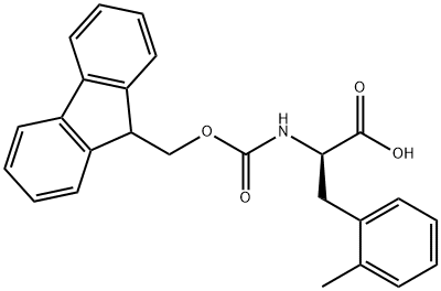 FMOC-D-2ME(PHE)-OH 结构式