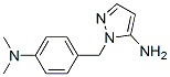 1-{[4-(二甲氨基)苯基]甲基}-1H-吡唑-5-胺 结构式