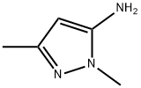 5-氨基-1,3-二甲基吡唑 结构式