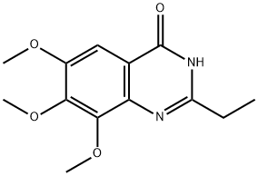 4(1H)-Quinazolinone,  2-ethyl-6,7,8-trimethoxy-  (9CI) 结构式