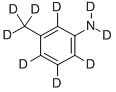 3-甲基苯胺-D9氘代 结构式