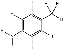 对甲基苯胺-D9氘代 结构式