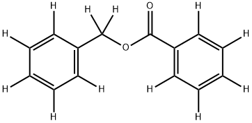 苯甲酸苄酯-D12氘代 结构式