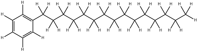 1-苯基十五烷-D36 结构式