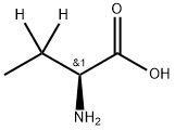 L-2-氨基丁酸-D2氘代 结构式