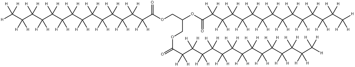 十五烷酸甘油三酯-D29 结构式