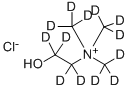 氯化胆碱-D13 结构式