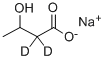 SODIUM 3-HYDROXYBUTYRATE-2,2-D2 结构式