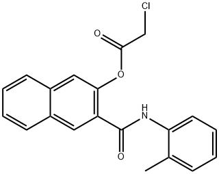 色酚AS-D氯乙酸盐 结构式