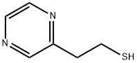 2-吡嗪基乙硫醇 结构式